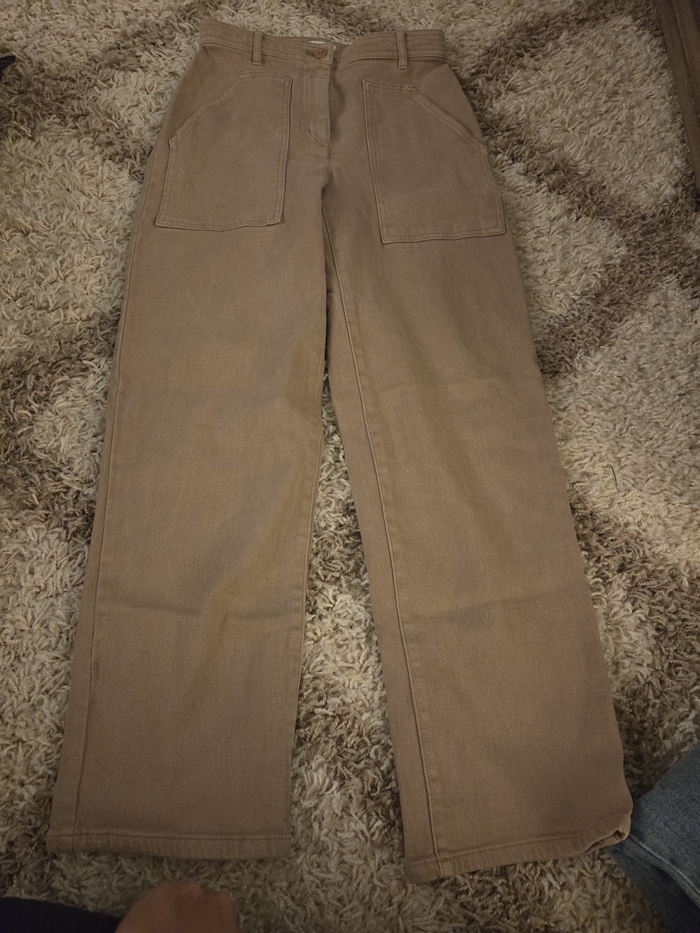 Wilfred Women's Corduroy Wide-Leg Jeans in Tan